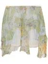 Diesel Atreius Miniskirt Light Green Skirt In Green