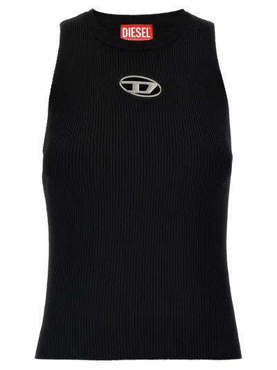 Diesel M-caddix-top Tank Top In Black