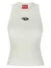Diesel M-caddix-top Tank Top In White