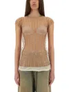 Diesel Contoured Knitwear Top With Modern Aesthetic