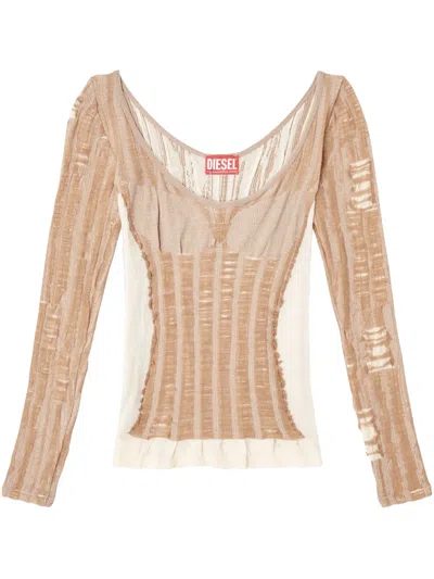 Diesel M-calai Top In Nude