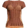 Diesel M-calai Top In Wood