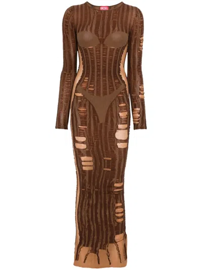 DIESEL M-CALIMERA MAXI DRESS