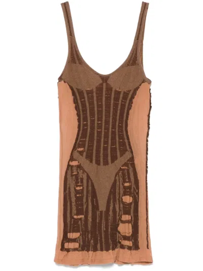 DIESEL M-CALIMERA MINI DRESS