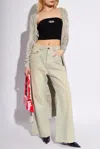 Diesel M-clarksvillex Logo Plaque Tube Top In Grey