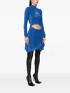 Diesel Women M-cenil Mini Dress In Blue