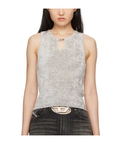 DIESEL M-CHERRY CHENILLE TANK TOP