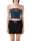 Diesel Blue M-clarksvillex-c Bandeau Top