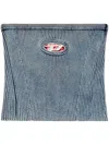 Diesel Blue M-clarksvillex-c Bandeau Top In Blue