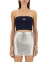 DIESEL M-CLARKSVILLEX LOGO PLAQUE TUBE TOP