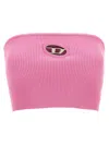 Diesel M-clarksvillex Ribbed Top In Purple