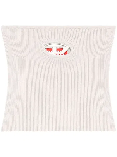 Diesel M-clarksville Strapless Top In Neutrals