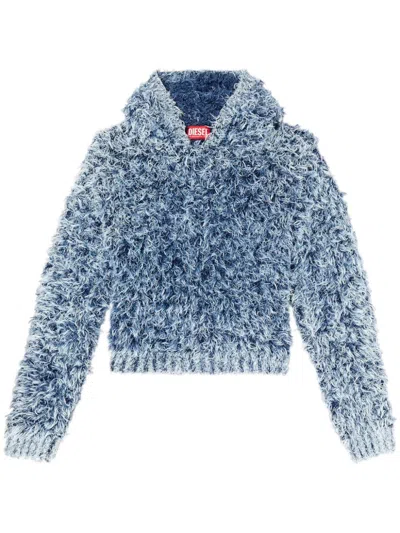 Diesel M-dolly Hoodie In Blue