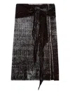 Diesel M-eganoid Midi Skirt In Black