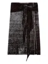 Diesel M-eganoid Midi Skirt In Black