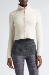 Diesel ® M-eleonere Alpaca Blend Zip Cardigan In Multi