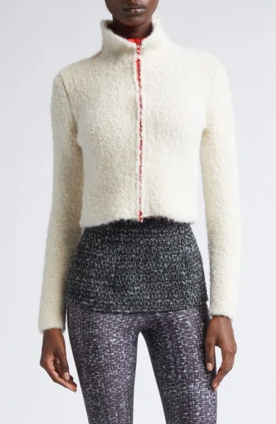 Diesel ® M-eleonere Alpaca Blend Zip Cardigan In Multi