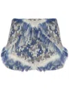 Diesel M-faustina Skirt In Blue