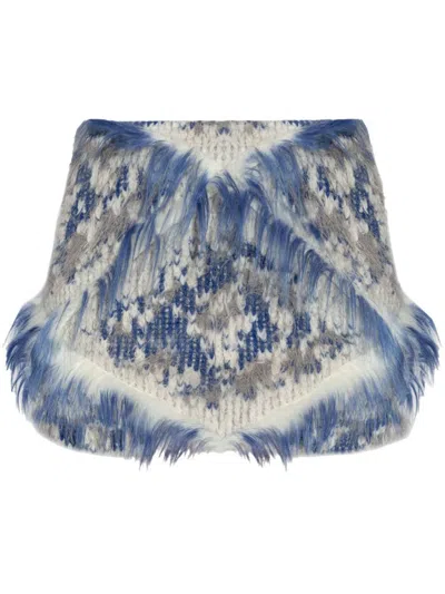 Diesel M-faustina Skirt In Blue