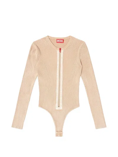 Diesel M-gilde Bodysuit In Brown