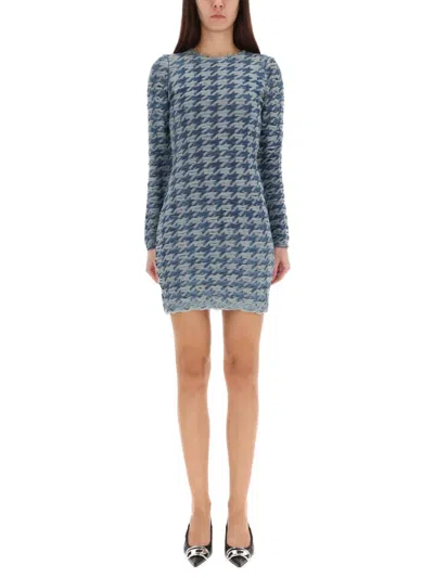 Diesel M-halma Dress In Blue
