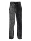 Diesel M-honorine Drawstring-fastening Track Pants In Gray