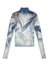 Diesel M-ileen Metallic-effect Jumper In Blue