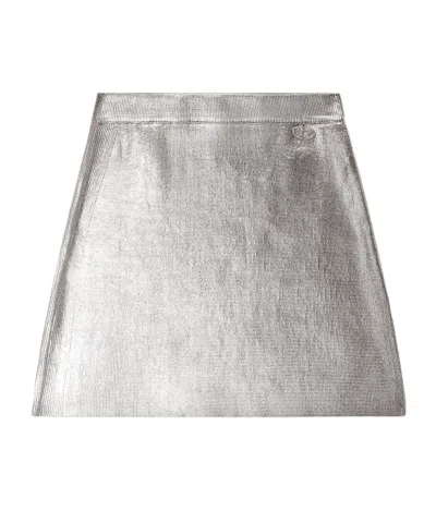 DIESEL DIESEL M-ISI METALLIC MINI SKIRT