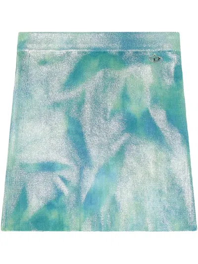 Diesel M-isi Skirt In 蓝色