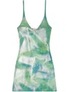 Diesel M-isma Dress In Green