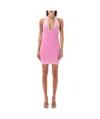 Diesel M-larisa Oval D-plaque Mini Dress In Pink