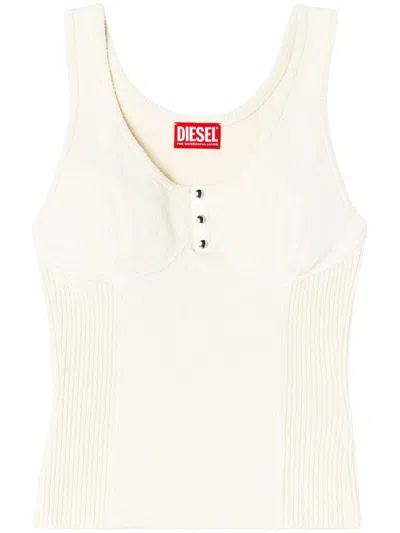 Diesel M-lianne Vest In White