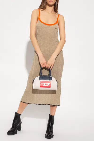 Diesel ‘m-longbea' Slip Dress In Gold