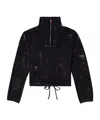 Diesel M-marcellette Half-zip Sweater In Black