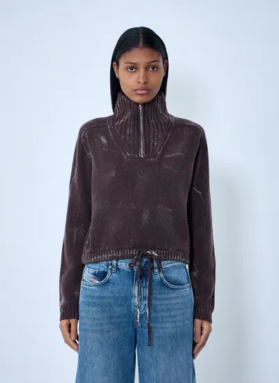 Diesel Women M-marcellette Sweater In Brown