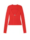 Diesel M-olina Wool Sweater In Red