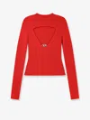 Diesel M-olina Wool Sweater In Red