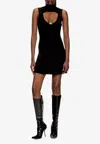 Diesel M-oloni Cut-out Mini Dress In Multi
