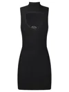 Diesel Black M-oloni Short Dress In Black
