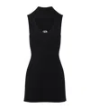 Diesel Womens 9xx M-olini Short Sleeveless Wool Knitted Mini Dress In Black