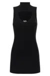 Diesel Womens 9xx M-olini Short Sleeveless Wool Knitted Mini Dress In Black