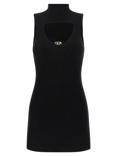 Diesel M-oloni Short Dress In Black