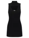Diesel Womens 9xx M-olini Short Sleeveless Wool Knitted Mini Dress In Black