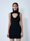 Diesel Womens 9xx M-olini Short Sleeveless Wool Knitted Mini Dress In Blue
