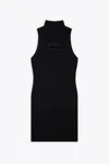 Diesel Abito Corto Con Dettaglio Oval D Cut Out In Nero