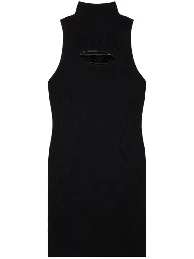 Diesel M-onerva Mini Dress In Black