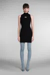 DIESEL M ONERVAX DRESS IN BLACK RAYON