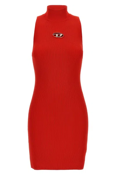 Diesel 'm-onervax' Dress In Red