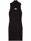 Diesel Women M-onervax Dress With Application In Black