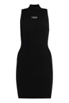 Diesel M-onervax Knitted Turtleneck Dress